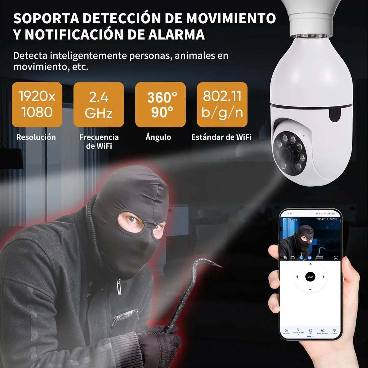 NEW FOCO CAMARA DE SEGURIDAD 24/7 | PREMIUM