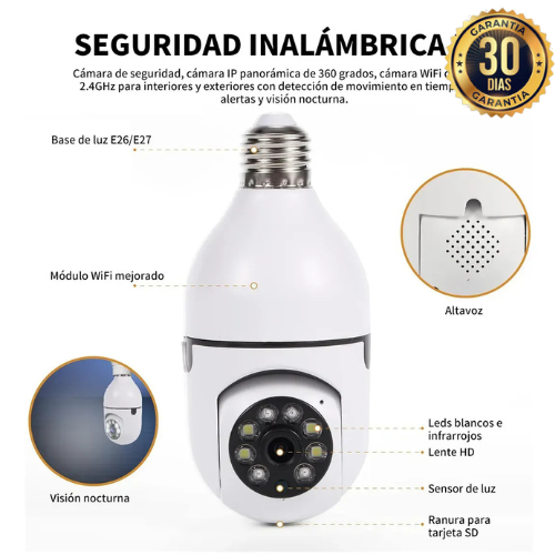 NEW FOCO CAMARA DE SEGURIDAD 24/7 | PREMIUM