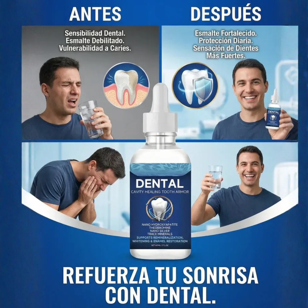 DENTAL FORTE | Restaurador Avanzado del Esmalte Dental 🦷 + Folleto informativo y modo de uso para tratamiento