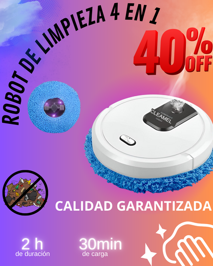 ROBOT INTELIGENTE DE LIMPIEZA |4 en 1